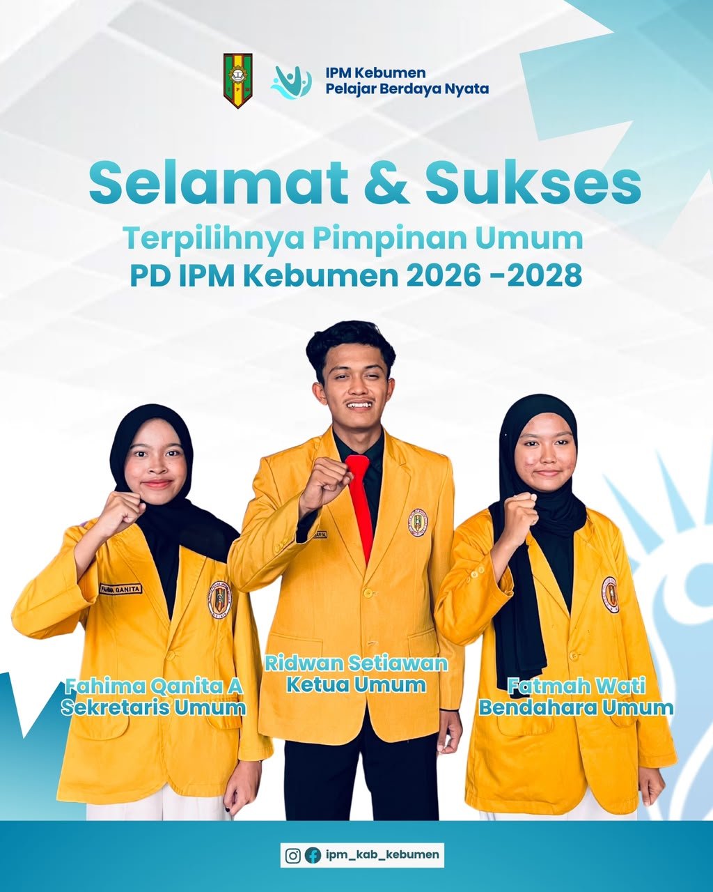 Musyda PD IPM Kebumen Tetapkan 9 Formatur, Ridwan Setiawan Terpilih sebagai Ketua Umum